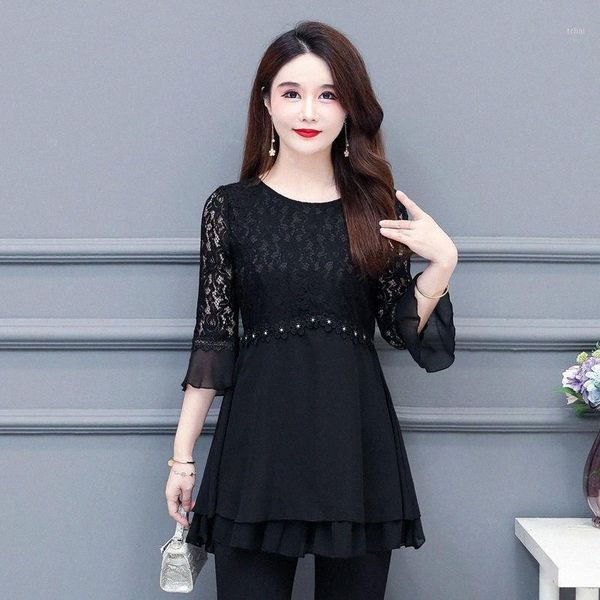 women's blouses & shirts women's blouses & shirts lace chiffon summer women half sleeve blouse fashion shirt solid color o-neck lo, White
women's blouses & shirts women's blouses & shirts lace chiffon summer women half sleeve blouse fashion shirt solid color o-neck lo, White