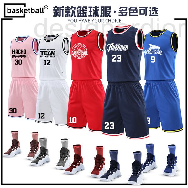 basketball sets designer suit men's group purchase team game uniform sports training diy vest female college student basketball qdli, Black;red
basketball sets designer suit men's group purchase team game uniform sports training diy vest female college student basketball qdli, Black;red