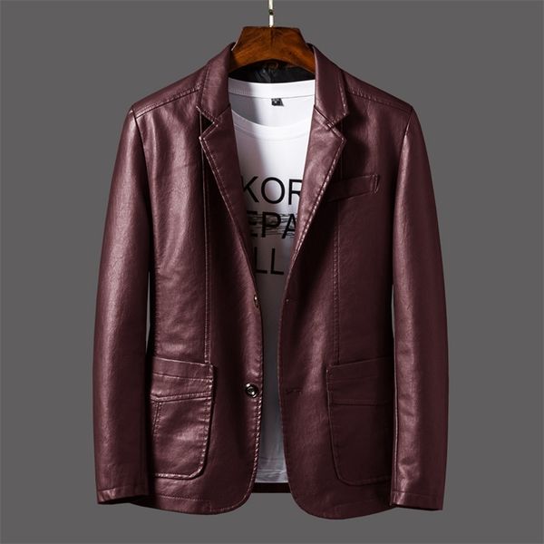 men's leather faux spring jacket men coats motorcycle coat brand high-grade sheepskin stand collar jackets m-4x 220913, Black
men's leather faux spring jacket men coats motorcycle coat brand high-grade sheepskin stand collar jackets m-4x 220913, Black