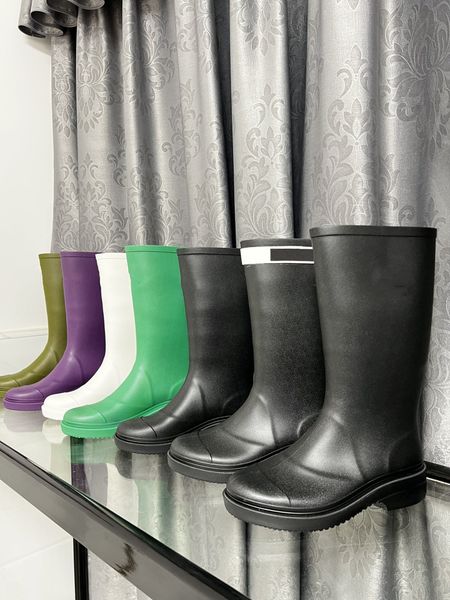 designer paris black tall rain boots rev rubber pvc logo luxury vintage knee rainboots rain appearance burst watch upper foot is soft and sl
designer paris black tall rain boots rev rubber pvc logo luxury vintage knee rainboots rain appearance burst watch upper foot is soft and sl