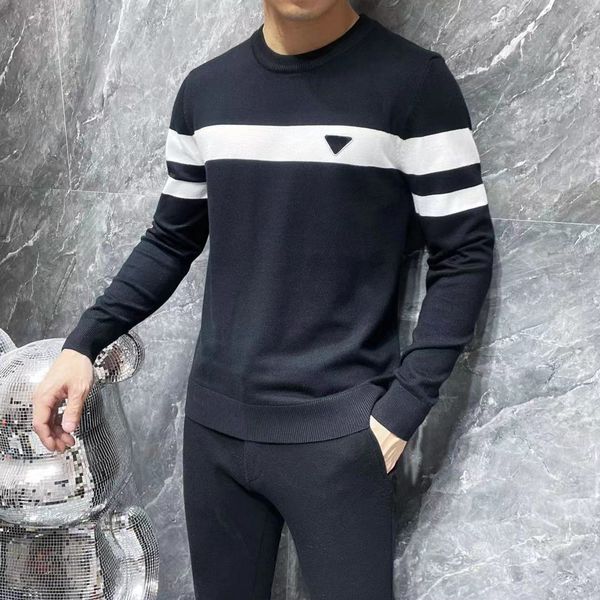men's designer black and white sweater fashion versatile breathable dry sweatshirt winter warm temperament sweater size -xxxl, White;black
men's designer black and white sweater fashion versatile breathable dry sweatshirt winter warm temperament sweater size -xxxl, White;black