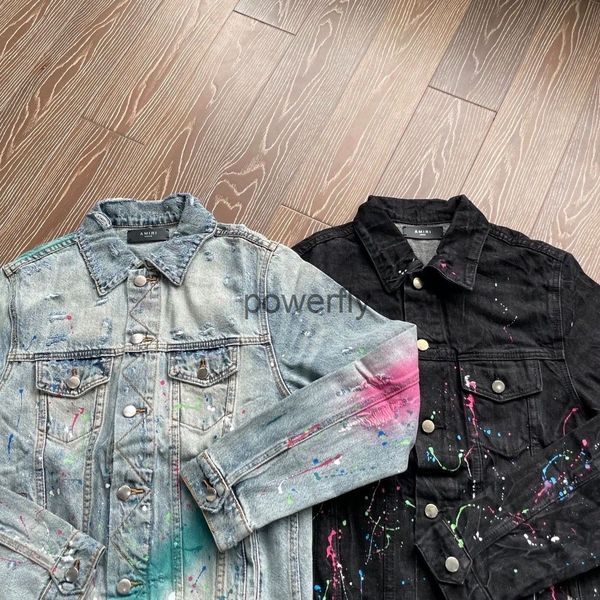 men's jackets special 22 european and american trends spring and autumn new amirs high street style splash paint damage denim jacket, Black;brown
men's jackets special 22 european and american trends spring and autumn new amirs high street style splash paint damage denim jacket, Black;brown