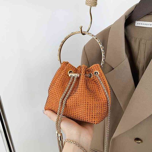 small crowd with diamond bag women's new fashion drill drawstring bucket bag bright drill portable crossbody bag
small crowd with diamond bag women's new fashion drill drawstring bucket bag bright drill portable crossbody bag
