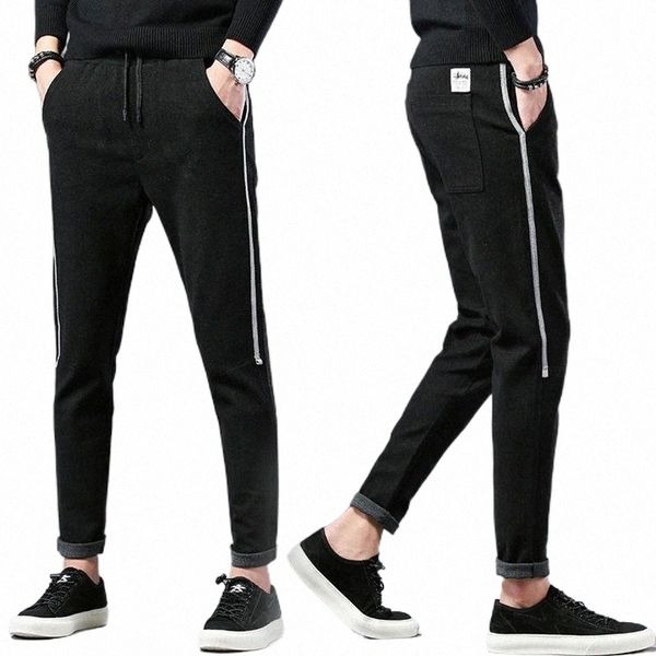 men's pants slavna martinovic korean slim pants casual fashion jogger sports men drawstring pencil small feet comfortable men's k9, Black
men's pants slavna martinovic korean slim pants casual fashion jogger sports men drawstring pencil small feet comfortable men's k9, Black