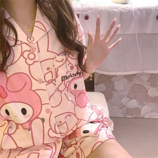 women's sleepwear pajamas women's summer ice silk short sleeved shorts thin two piece suit summer cute ladies silk clothes sleepwe, Black;red
women's sleepwear pajamas women's summer ice silk short sleeved shorts thin two piece suit summer cute ladies silk clothes sleepwe, Black;red