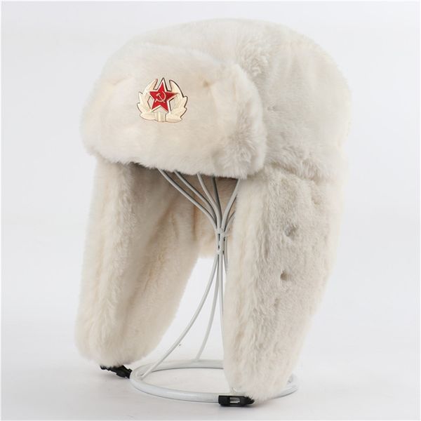 trapper hats men women soviet army military badge russia bomber pilot trooper hat winter faux fur earflap snow caps 3 styles 220913, Blue;gray
trapper hats men women soviet army military badge russia bomber pilot trooper hat winter faux fur earflap snow caps 3 styles 220913, Blue;gray