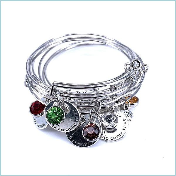charm bracelets 65mm adjustable steel wire bangle birthstone wish do come true love charm bracelet jewelry for women girl gift b18100 dhzoc, Golden;silver
charm bracelets 65mm adjustable steel wire bangle birthstone wish do come true love charm bracelet jewelry for women girl gift b18100 dhzoc, Golden;silver