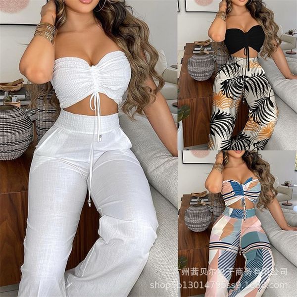 women's two piece pants mandylandy women elegant y2k pants set outfits streetwear fashion strapless crop high waist wide leg trouser sk, White
women's two piece pants mandylandy women elegant y2k pants set outfits streetwear fashion strapless crop high waist wide leg trouser sk, White