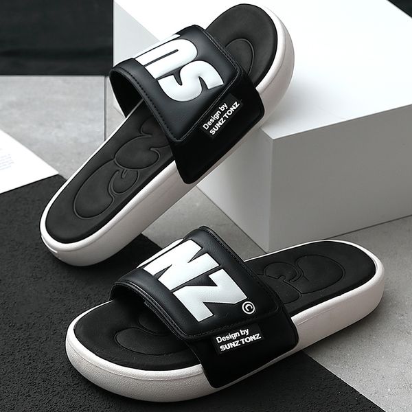 slippers fashion men's slippers sandals male women outside summer flip flops slippers designer alphabet shoes non-slip thick soled 2209, Black
slippers fashion men's slippers sandals male women outside summer flip flops slippers designer alphabet shoes non-slip thick soled 2209, Black