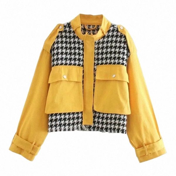 women's jackets women's jackets woman casual yellow loose plaid patchwork 2022 autumn vintage female pocket girls oversized hounds, Black;brown
women's jackets women's jackets woman casual yellow loose plaid patchwork 2022 autumn vintage female pocket girls oversized hounds, Black;brown