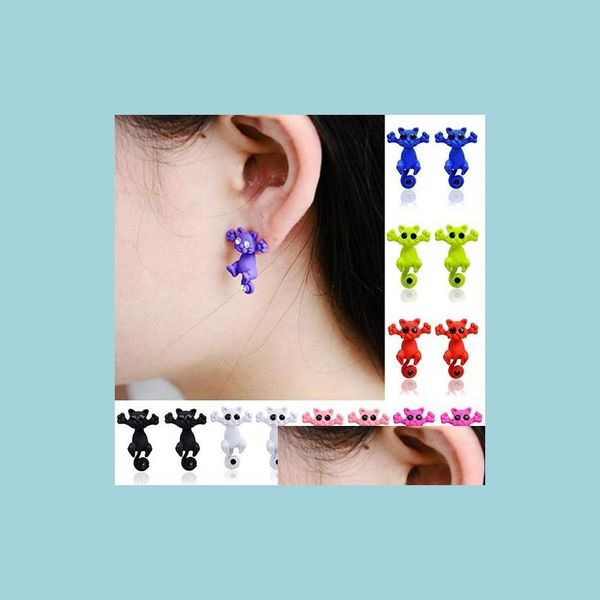 stud wholesale 10 color fashion ladies cute cartoon cat piercing earrings punk jewelry drop delivery 2021 yydhhome dh81n, Golden;silver
stud wholesale 10 color fashion ladies cute cartoon cat piercing earrings punk jewelry drop delivery 2021 yydhhome dh81n, Golden;silver