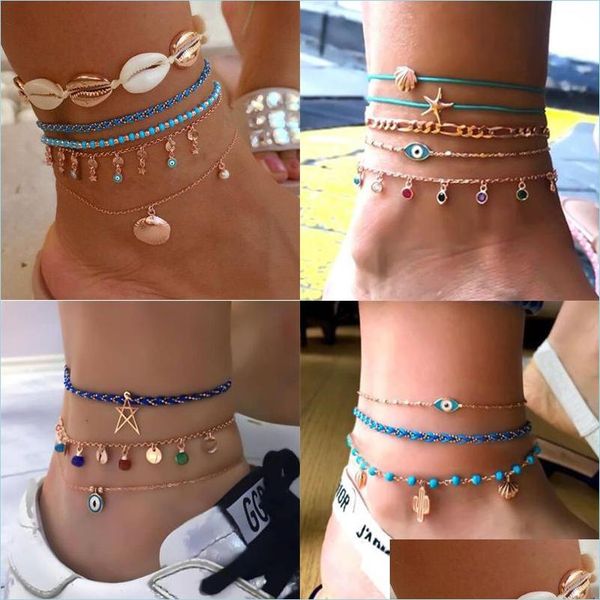 id identification bohemian gold shell evil eye charms identification bracelets summer beach mti layer anklets jewelry for w yydhhome dhuit, Black
id identification bohemian gold shell evil eye charms identification bracelets summer beach mti layer anklets jewelry for w yydhhome dhuit, Black