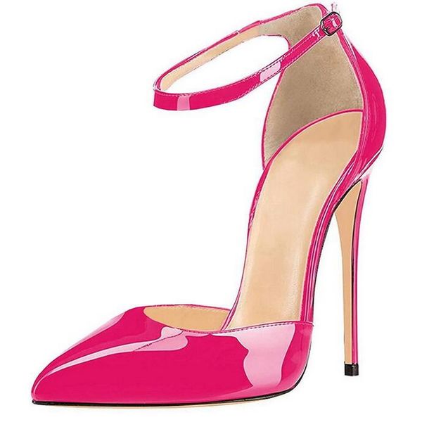 women's slingback red bottom shoe pumps 12cm 10cm 8cm pointed toe ankle strap stilettos high heel party wedding dress shoes big size 34, Black
women's slingback red bottom shoe pumps 12cm 10cm 8cm pointed toe ankle strap stilettos high heel party wedding dress shoes big size 34, Black