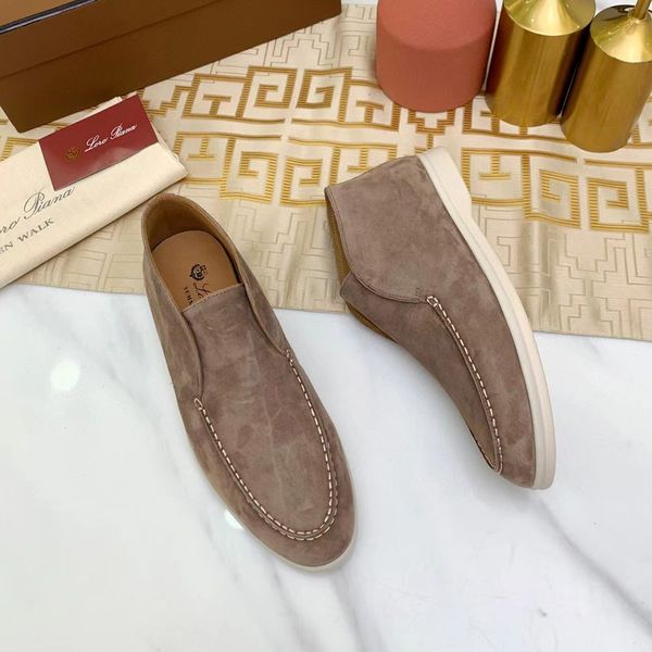 lp open walk suede casual shoes ankle boots fashion women slip on brown men's walking flats classic short boot designer for man dress, Black
lp open walk suede casual shoes ankle boots fashion women slip on brown men's walking flats classic short boot designer for man dress, Black