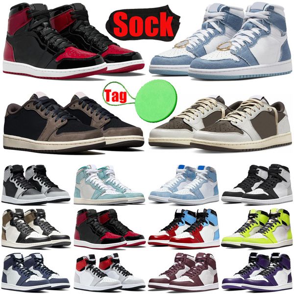 jumpman 1 1s basketball shoes for mens womens lows travis scotts fragment hyper royal university blue dark reverse mocha denim taxi trainers, Black
jumpman 1 1s basketball shoes for mens womens lows travis scotts fragment hyper royal university blue dark reverse mocha denim taxi trainers, Black