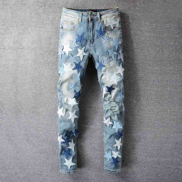 fashion street cowboy casual pants micro elastic cotton youth light blue splash paint tight jeans anniris hole breaking patch cloth trend le
fashion street cowboy casual pants micro elastic cotton youth light blue splash paint tight jeans anniris hole breaking patch cloth trend le
