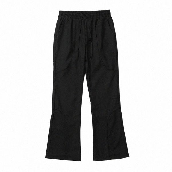 men's pants men's pants solid color flared mens streetwear elastic waist casual simple loose trousers men m5pj#, Black
men's pants men's pants solid color flared mens streetwear elastic waist casual simple loose trousers men m5pj#, Black