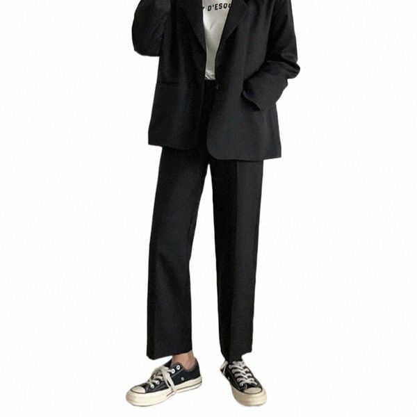 men's pants men's pants woman 2022 autumn high up in summer student suit easy nine part leisure time directly cuffless trousers ce, Black
men's pants men's pants woman 2022 autumn high up in summer student suit easy nine part leisure time directly cuffless trousers ce, Black