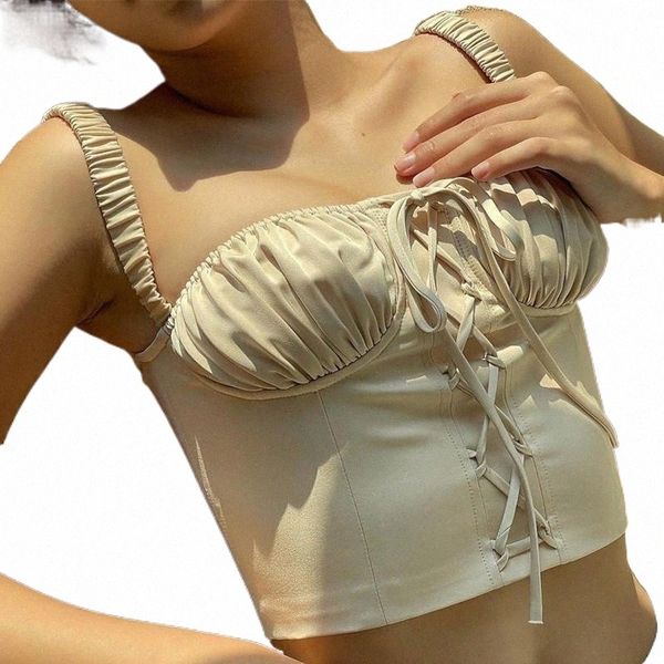 women's tanks & camis women's tanks & camis women pleated lace up bandage bow vest summer sleeveless y2k cropped solid clothes sw, White
women's tanks & camis women's tanks & camis women pleated lace up bandage bow vest summer sleeveless y2k cropped solid clothes sw, White