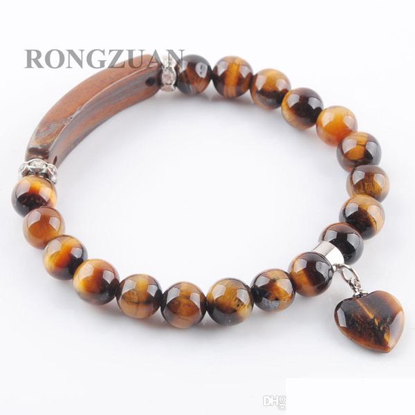 beaded strands natural tigers eye gemstone beads strand stretch bracelets bangles heart shape pendant sier-color fittin bdejewelry dhxq1, Black
beaded strands natural tigers eye gemstone beads strand stretch bracelets bangles heart shape pendant sier-color fittin bdejewelry dhxq1, Black