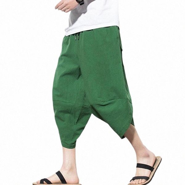 men's pants men cotton linen herem pants casual pockets calf length hip hop style sports lantern drawstring cropped trousers men's, Black
men's pants men cotton linen herem pants casual pockets calf length hip hop style sports lantern drawstring cropped trousers men's, Black
