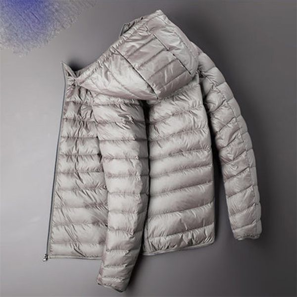men's down parkas brand winter warm waterproof jacket autumn hooded s fashion casual slim coat 220913, Black
men's down parkas brand winter warm waterproof jacket autumn hooded s fashion casual slim coat 220913, Black