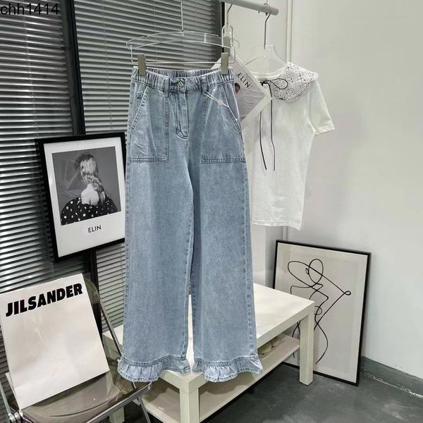 2022 new small fragrance high waist elastic thin straight leg jeans women's falling feeling pants autumn, Blue
2022 new small fragrance high waist elastic thin straight leg jeans women's falling feeling pants autumn, Blue