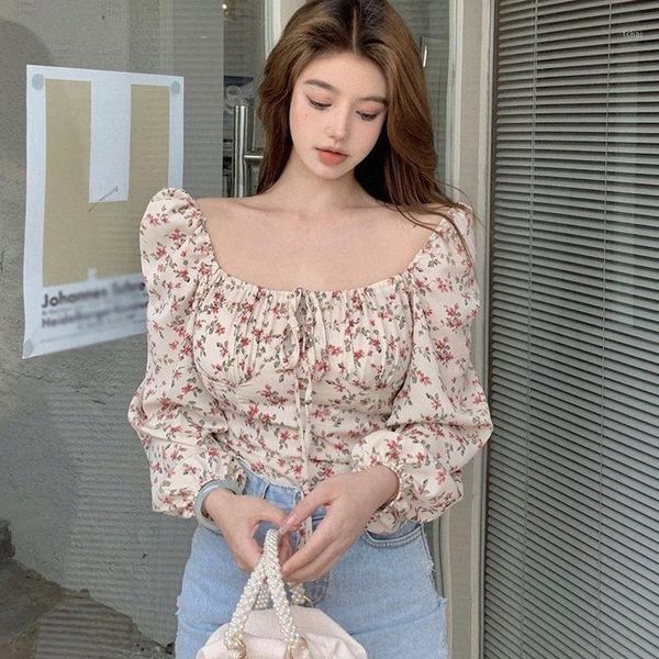 women's blouses & shirts women's blouses & shirts womens floral print square collar blouse summer sweet female long sleeves chiffo, White
women's blouses & shirts women's blouses & shirts womens floral print square collar blouse summer sweet female long sleeves chiffo, White