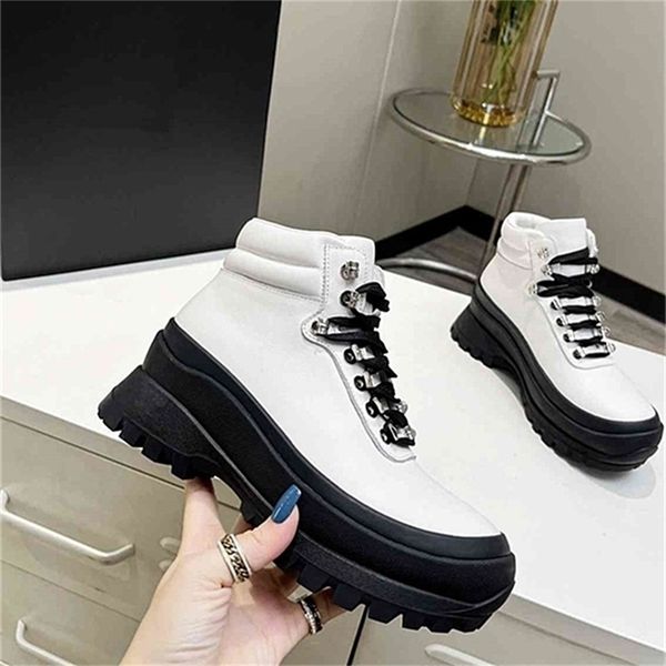 boots autumn winter womens designer shoes thick bottom laceup casual ankle simple short 41 220913, Black
boots autumn winter womens designer shoes thick bottom laceup casual ankle simple short 41 220913, Black