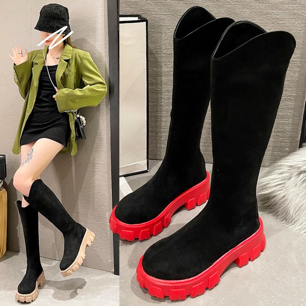 high boots women 2022 winter new fashion over the knee warm suede pumps sock shoes heels suede faux, Black
high boots women 2022 winter new fashion over the knee warm suede pumps sock shoes heels suede faux, Black