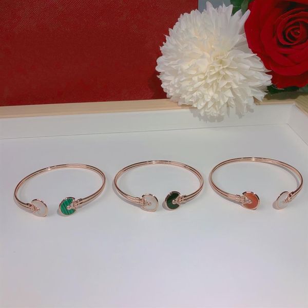 lady designer women personality amulette sterling silver bracelets bangles jewelry superior quality three color299e, Golden;silver
lady designer women personality amulette sterling silver bracelets bangles jewelry superior quality three color299e, Golden;silver