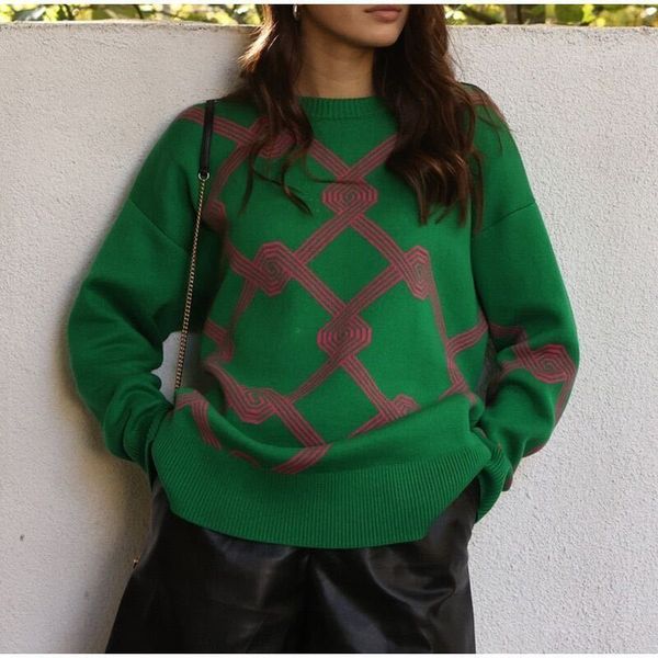 women s sweaters clothing fashion loose crew neck retro geometric patterns printing medium and long autumn sleeves knitting 220913, White;black
women s sweaters clothing fashion loose crew neck retro geometric patterns printing medium and long autumn sleeves knitting 220913, White;black