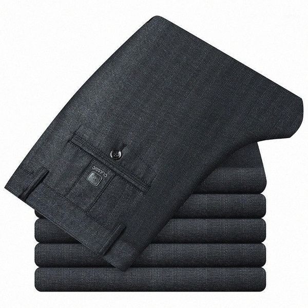 men's pants spring summer classic high waist business gentleman men's straight casual pants large size loose trousers male p4yb#, Black
men's pants spring summer classic high waist business gentleman men's straight casual pants large size loose trousers male p4yb#, Black