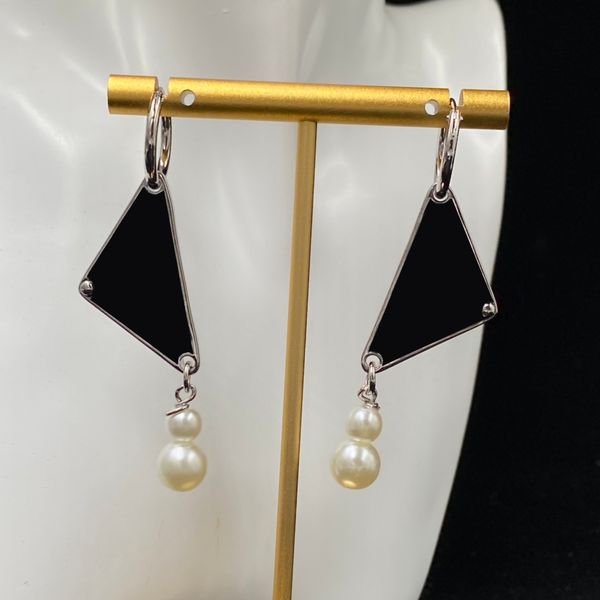 new trendy triangle pearl earrings charm pendant ear studs women letter stamps eardrops with box, Golden
new trendy triangle pearl earrings charm pendant ear studs women letter stamps eardrops with box, Golden