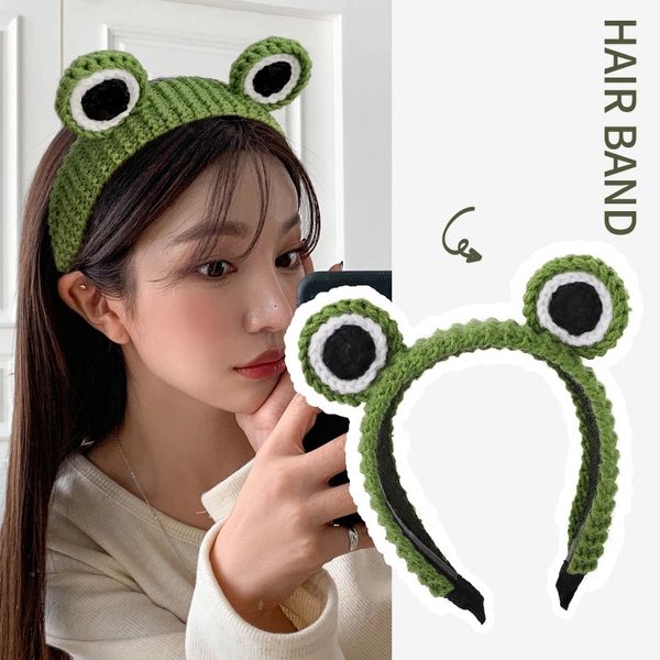 cartoon fashion big eyes frog headbands female face wash cute wool knitted headband hairpin non-slip pressure hair headdress ab1008, Silver
cartoon fashion big eyes frog headbands female face wash cute wool knitted headband hairpin non-slip pressure hair headdress ab1008, Silver