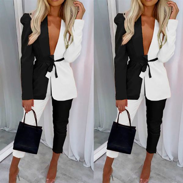 white black mother of the bride pants suit color matching women ladies formal evening party work wear for wedding 2 pcs, Black;red
white black mother of the bride pants suit color matching women ladies formal evening party work wear for wedding 2 pcs, Black;red
