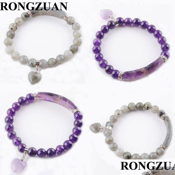 beaded strands mixed natural gemstone beads strand stretch bracelets bangles heart shape pendant sier-color fitting wom bdejewelry dhpel, Black 
beaded strands mixed natural gemstone beads strand stretch bracelets bangles heart shape pendant sier-color fitting wom bdejewelry dhpel, Black