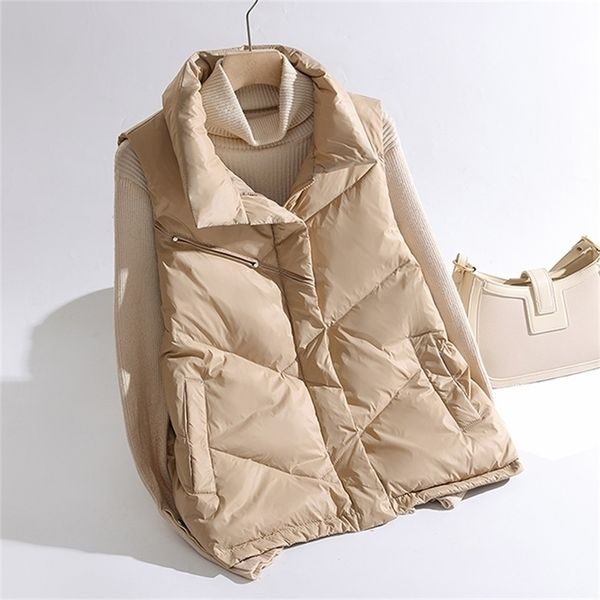 womens down parkas autumn vest women winter women casual coats korean style stand collar waistcoat female 220912, Black
womens down parkas autumn vest women winter women casual coats korean style stand collar waistcoat female 220912, Black