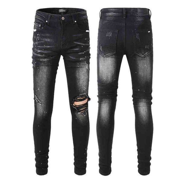 fashion street cowboy casual pants micro elastic cotton youth light blue splash paint tight jeans anniris hole breaking patch cloth trend le
fashion street cowboy casual pants micro elastic cotton youth light blue splash paint tight jeans anniris hole breaking patch cloth trend le