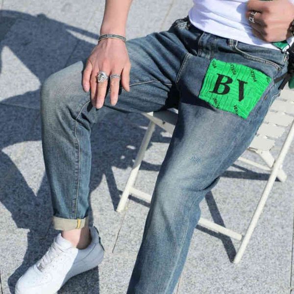 high street jeans mens bott green towel embroidered letters denim casual pants blue quality
high street jeans mens bott green towel embroidered letters denim casual pants blue quality