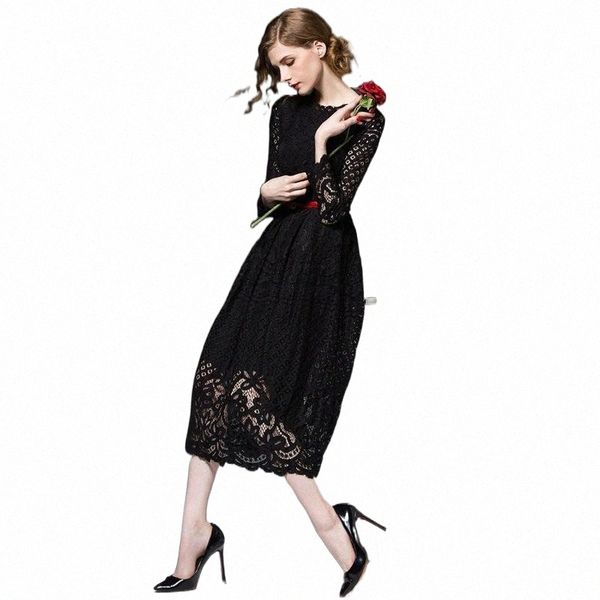 casual dresses plus size women elegant party dress spring o neck female black lace summer long sleeve vestidos s-3xl n5v8#, Black;gray
casual dresses plus size women elegant party dress spring o neck female black lace summer long sleeve vestidos s-3xl n5v8#, Black;gray