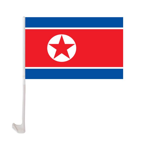 north korea flag 30x45cm window clip north korean flags polyester uv protection car decoration banner with flagpole
north korea flag 30x45cm window clip north korean flags polyester uv protection car decoration banner with flagpole