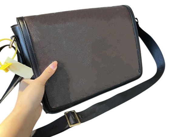 classic new men oblique backpack custom hardware fashion bag cross body shoulder bag ykk zipper simple shopping satchels messenger bags man