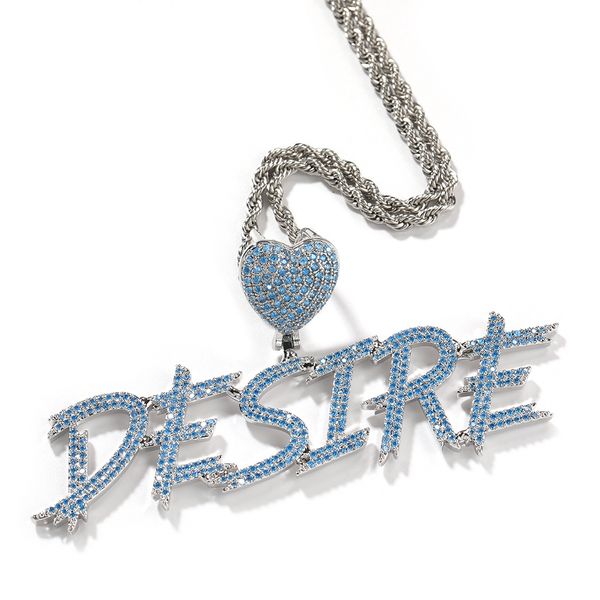 customized name necklace iced out blue zircon pendant for men baguette hip hop rock rapper jewelry, Silver
customized name necklace iced out blue zircon pendant for men baguette hip hop rock rapper jewelry, Silver
