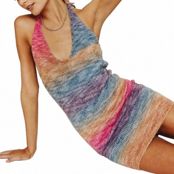 casual dresses rainbow summer 2021 knitted dress for women backless sleeveless halter mini bodycon beachwear outfit p5gw#, Black;gray
casual dresses rainbow summer 2021 knitted dress for women backless sleeveless halter mini bodycon beachwear outfit p5gw#, Black;gray
