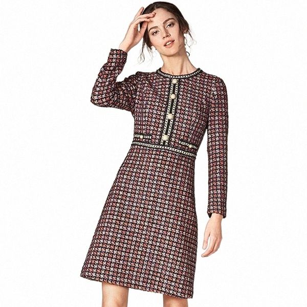 casual dresses tweed red plaid dress 2021 spring / autumn women's fashion houndstooth bright silk k5zu#, Black;gray
casual dresses tweed red plaid dress 2021 spring / autumn women's fashion houndstooth bright silk k5zu#, Black;gray