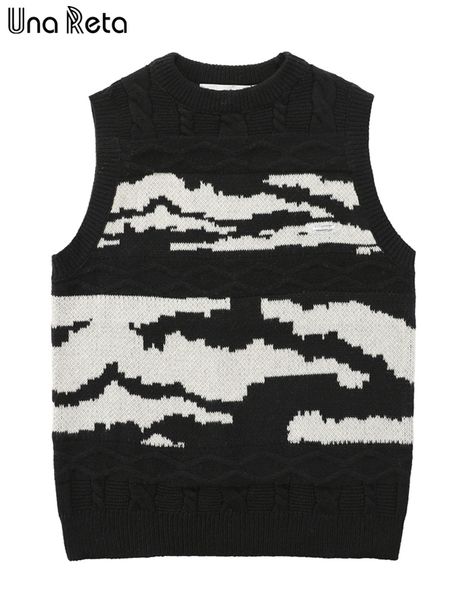 men s sweaters una reta 2 colors vest men autumn streetwear sleeveless pullover knitted vests harajuku geometry sweater 220914, White;black
men s sweaters una reta 2 colors vest men autumn streetwear sleeveless pullover knitted vests harajuku geometry sweater 220914, White;black