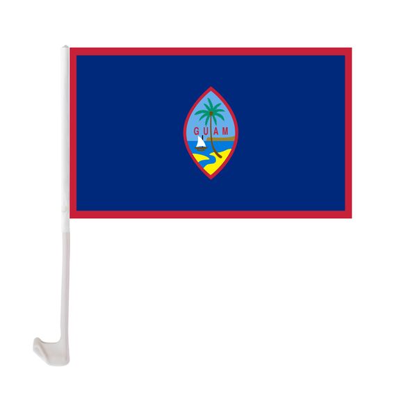 guam car flag 30x45cm window clip guamanian flags polyester uv protection car decoration banner with flagpole
guam car flag 30x45cm window clip guamanian flags polyester uv protection car decoration banner with flagpole