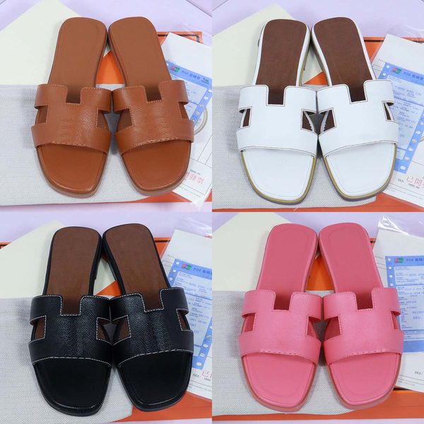 net red h designer slippers female summer flat fashion outside leather h sandals of the beach tourism word slipper, Black
net red h designer slippers female summer flat fashion outside leather h sandals of the beach tourism word slipper, Black