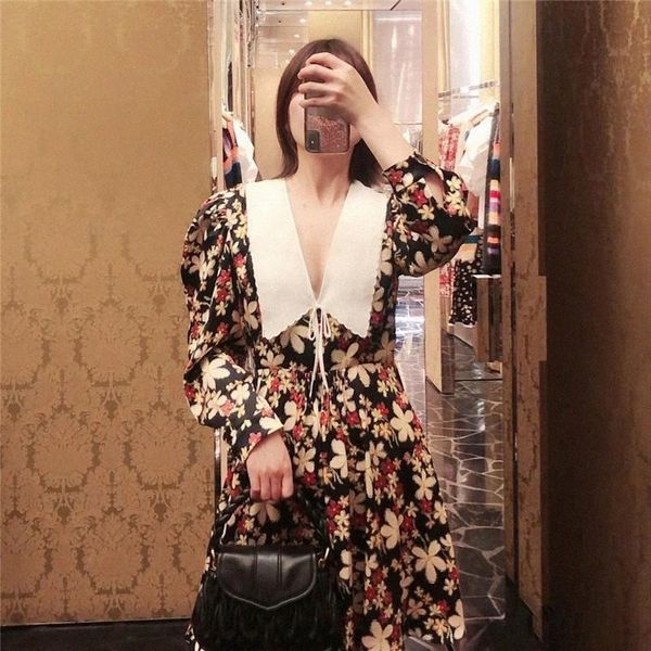 casual dresses runway designer floral mini long sleeve dress for women 2021 retro print chiffon v58s#, Black;gray
casual dresses runway designer floral mini long sleeve dress for women 2021 retro print chiffon v58s#, Black;gray